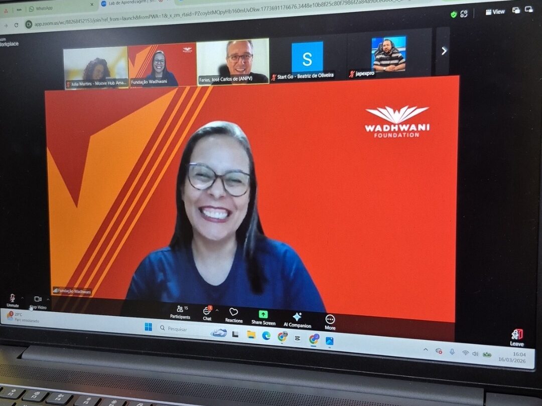 Aulas com Andreza Silva, da Fundação Wadhwani.